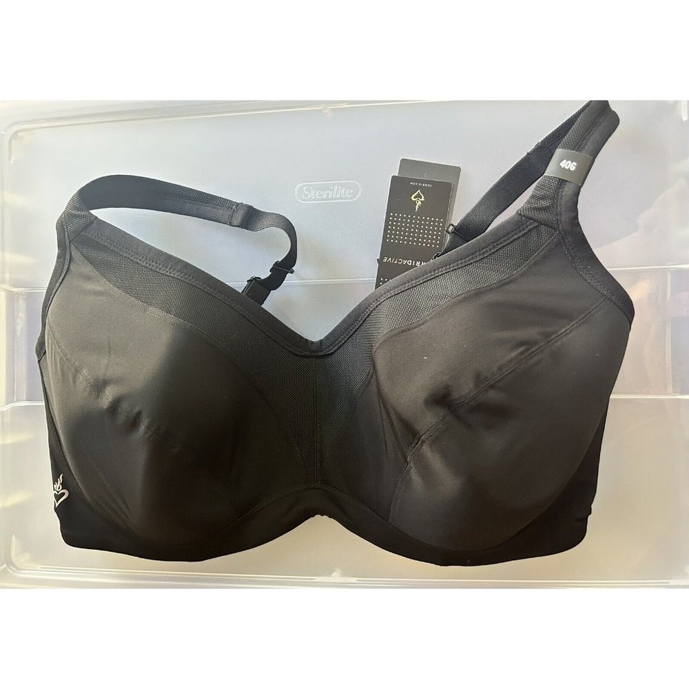 Torrid Black Supportive Full-Coverage Bra - image 1